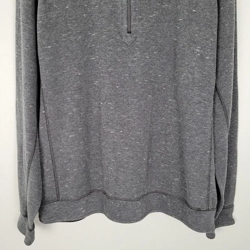 Tommy Bahama Size XXL Reversible Flipshot Half Zip Pullover Sweater Gray